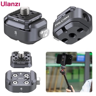 Ulanzi GO Quick II Quick Release System for GoPro Hero 12/11/10/9/8/7/6/5  Insta360 X2 X3 Tripod Base Mount Adapter Accessories