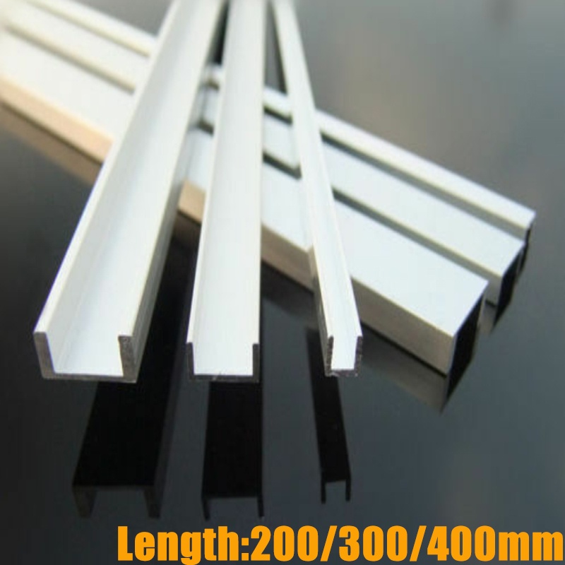 1pc Aluminium U Profile Channel - Multi-Size Bracket For DIY RC Cars, Robotics & Models