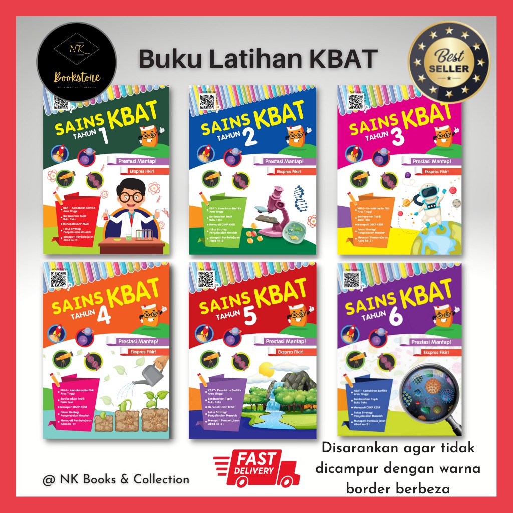 Buku Aktiviti Sains Kemahiran Berfikir Aras Tinggi (KBAT) Tahun 1 - 6 ...