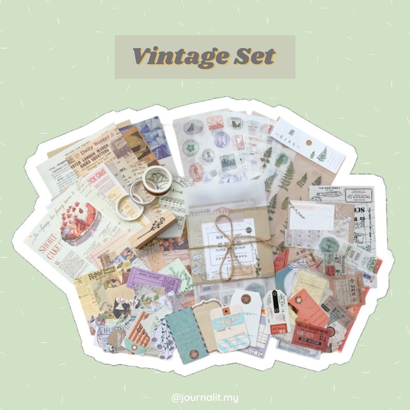 Vintage Journal Set (readystock) | Shopee Malaysia