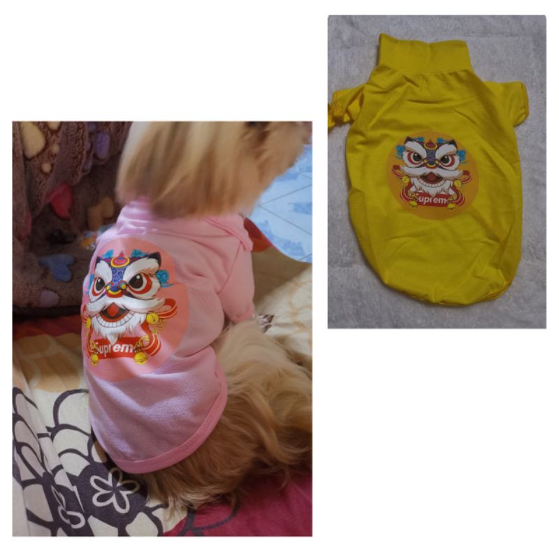 ready-stock-pet-chinese-new-year-lion-dance-polo-t-shirt-can-fix-for