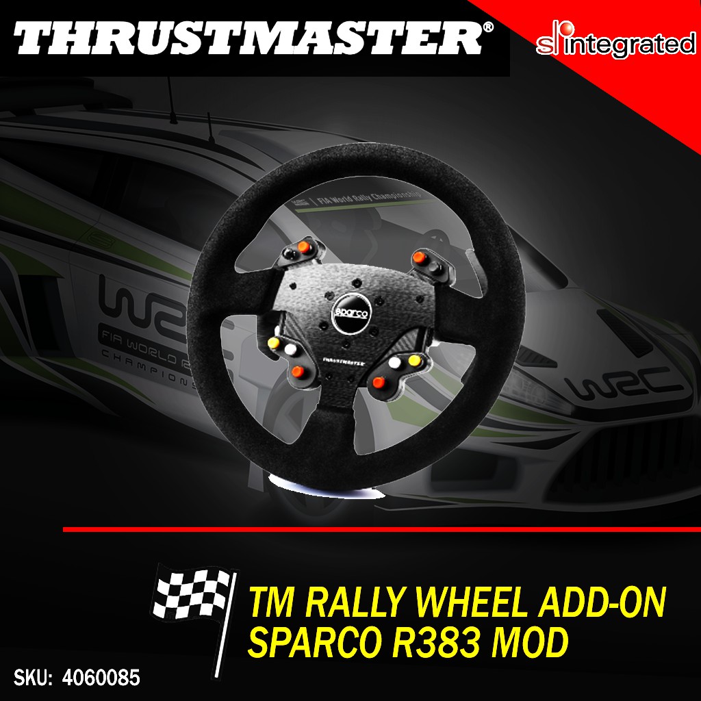 THRUSTMASTER TM RALLY WHEEL ADD-ON SPARCO R383 MOD (4060085) | Shopee ...