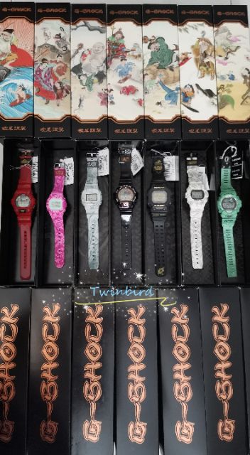 G Shock Seven Lucky Gods Series Shichi Fuku Jin SLG Shopee Malaysia