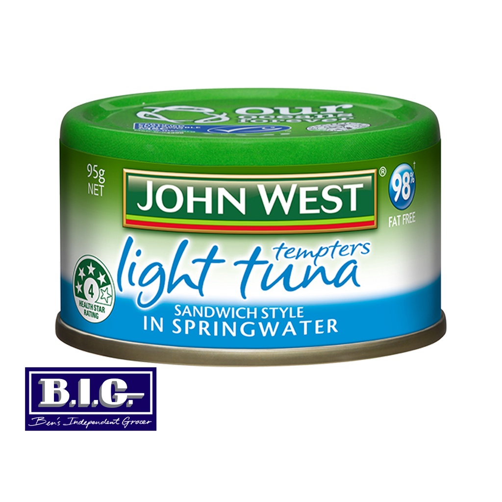 John West Tuna Temp Light Spring Water 95g (EXP Jan 2025) | Shopee Malaysia