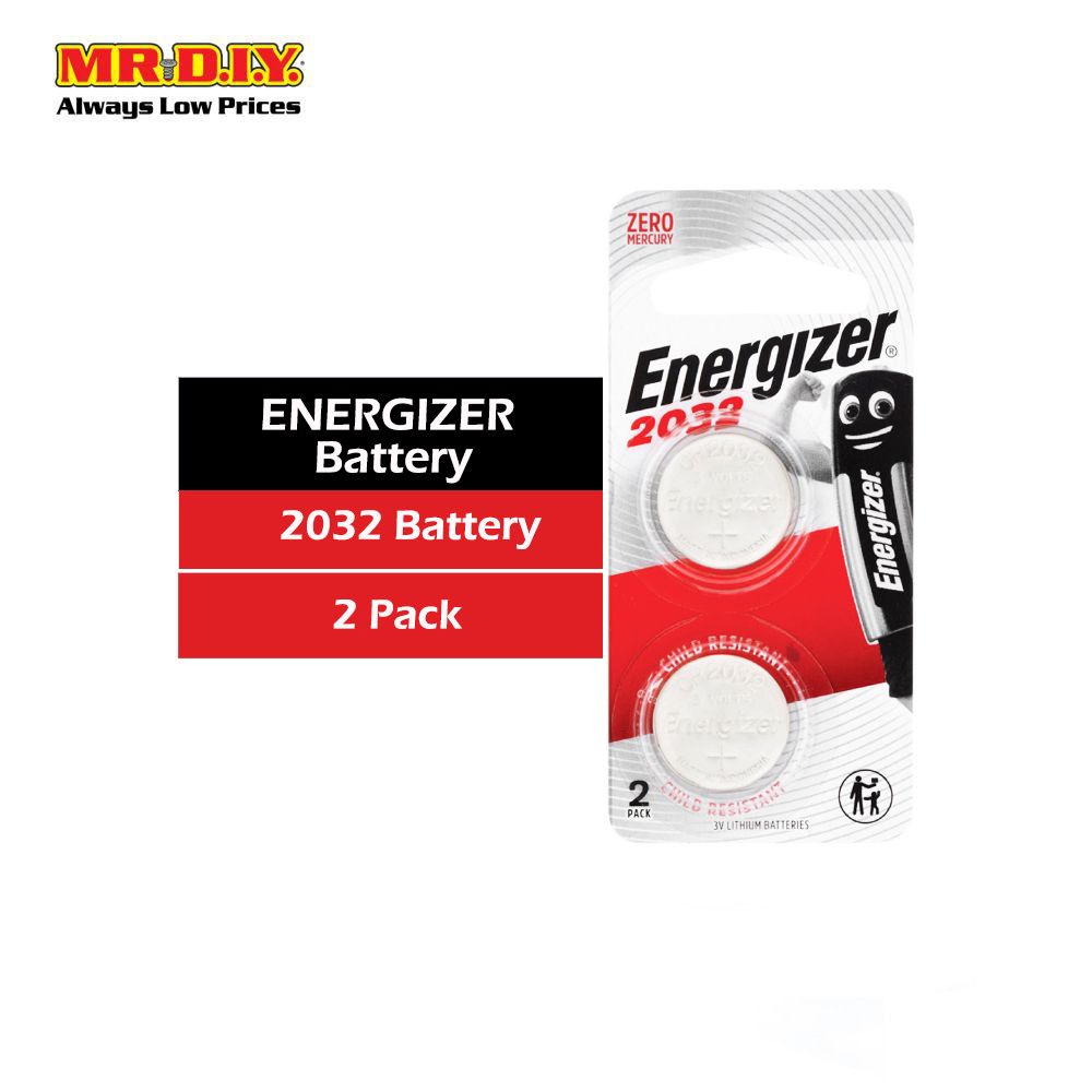 MR.DIY ENERGIZER Cell Lithium CR2032 Battery (2pcs) Shopee Malaysia