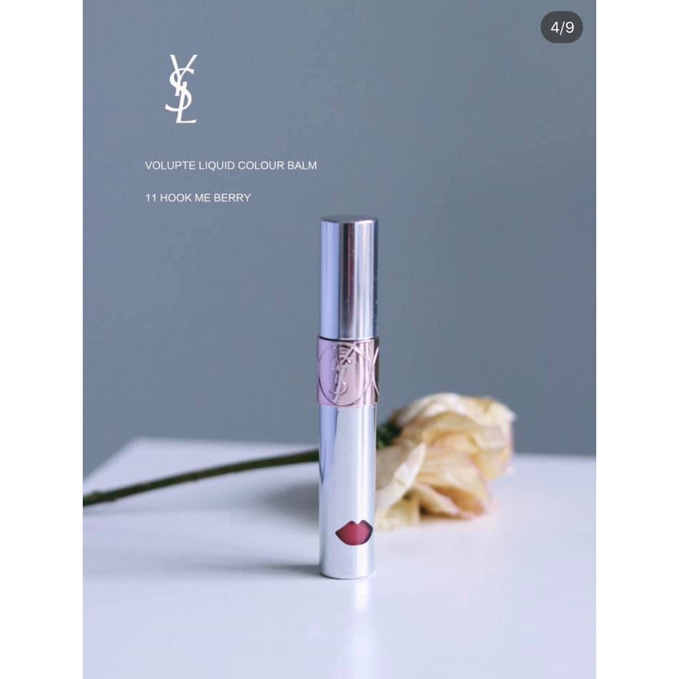 Ysl Volupte Liquid Balm 11 Hook Me Berry Shopee Malaysia