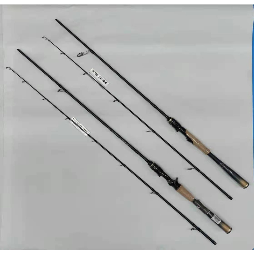 AWASHIMA CROSSCASTER SPINNING AND BAIT CASTING ROD 2 SECTION