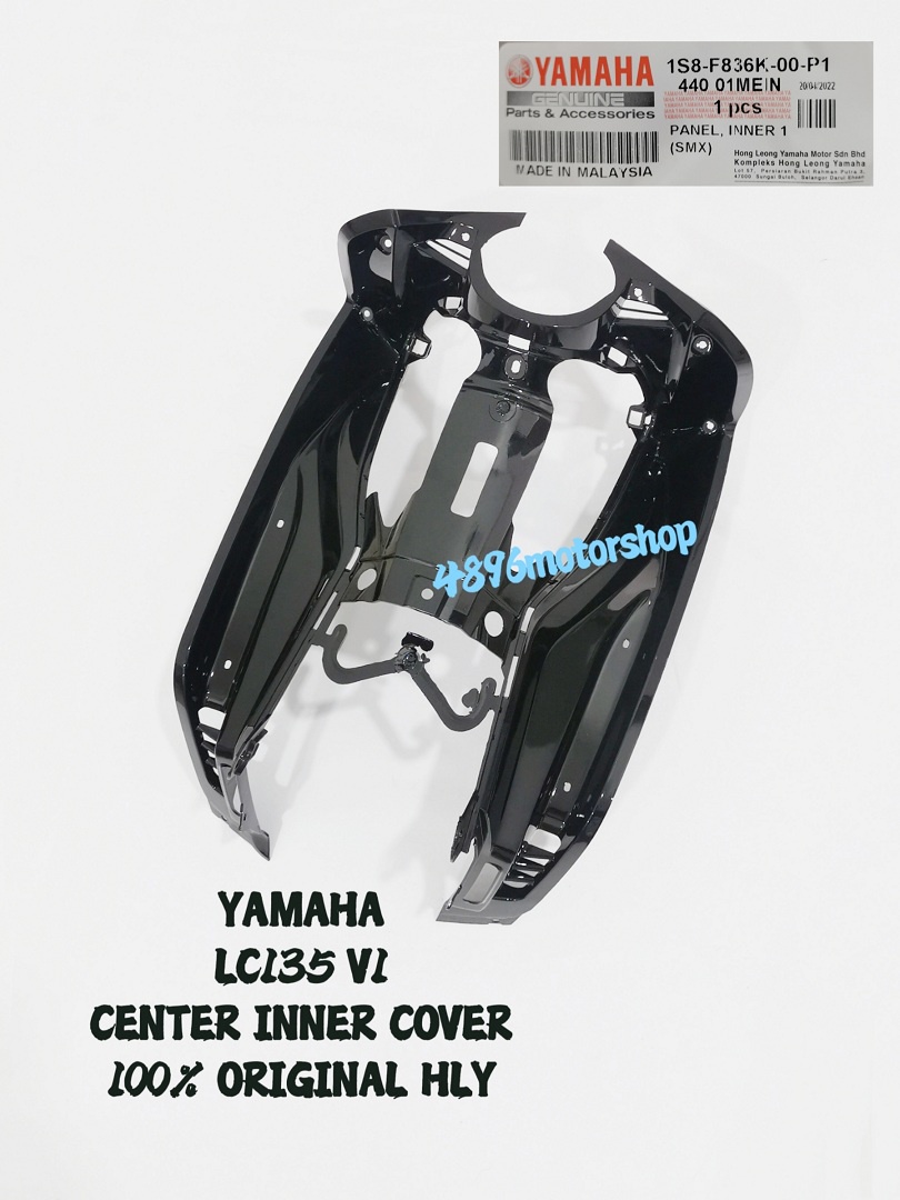 100% ORIGINAL HLY YAMAHA LC135 V1 LC 135 INNER LEG SHIELD CENTER COVER ...