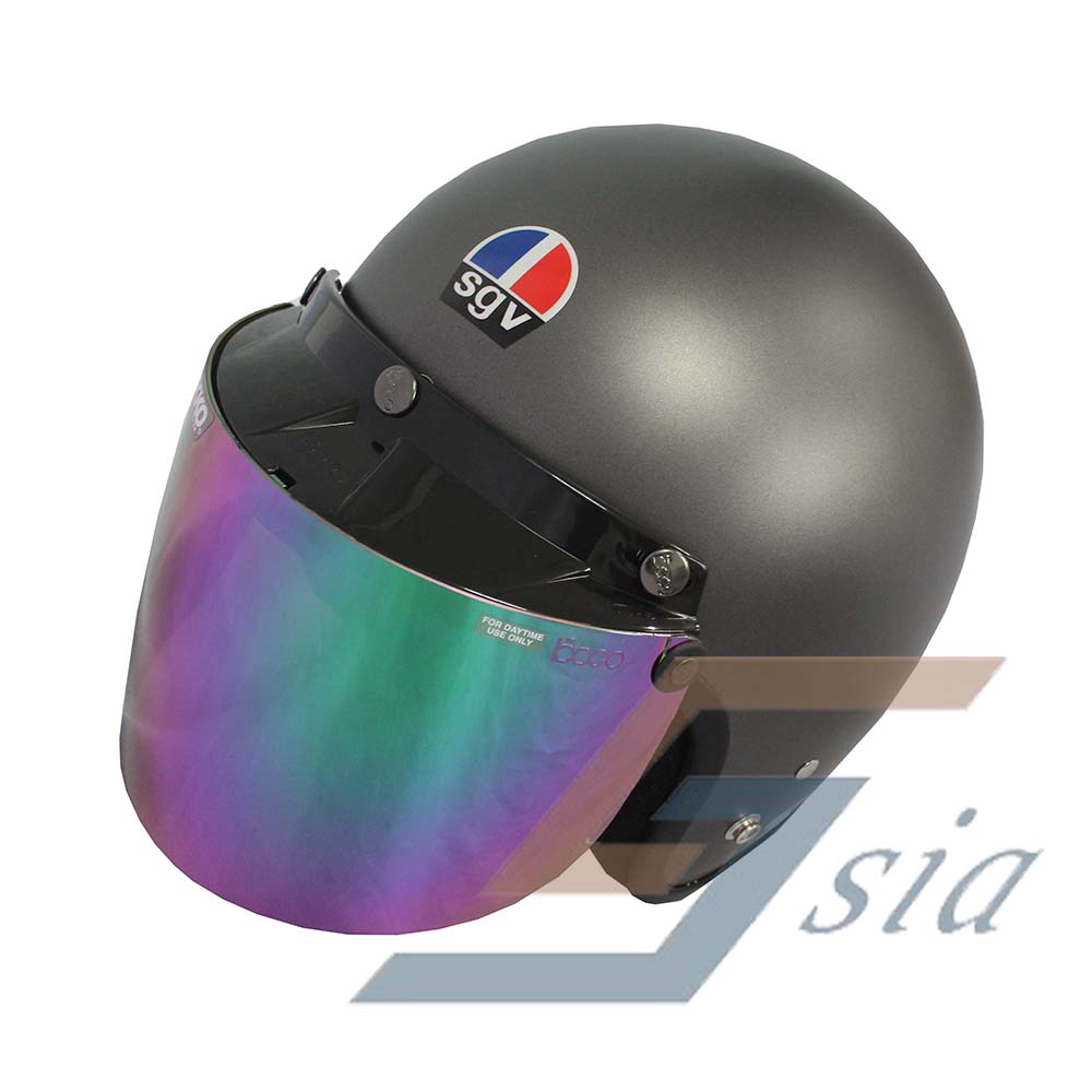 Helmet sgv cheap visor rainbow