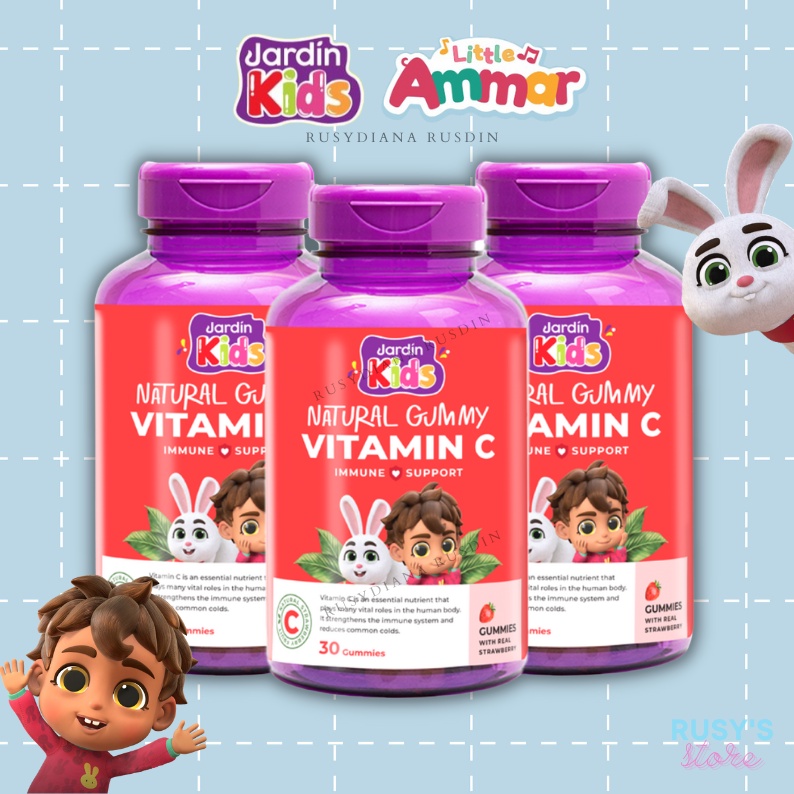 (Ready Stock) Jardin Kids Natural Gummy Vitamin C Honey Soothe ...