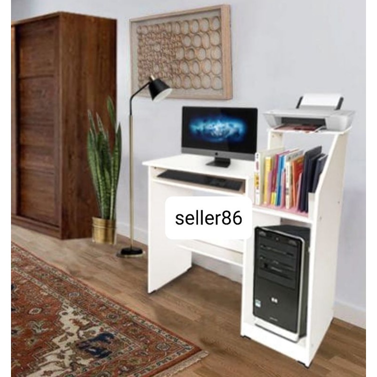 PUTIH White Work Table / White Learning Table / White Office Table ...