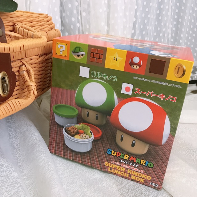- Original - Super Mario Super Kinoko Mushroom Lunch Box Japan | Shopee ...