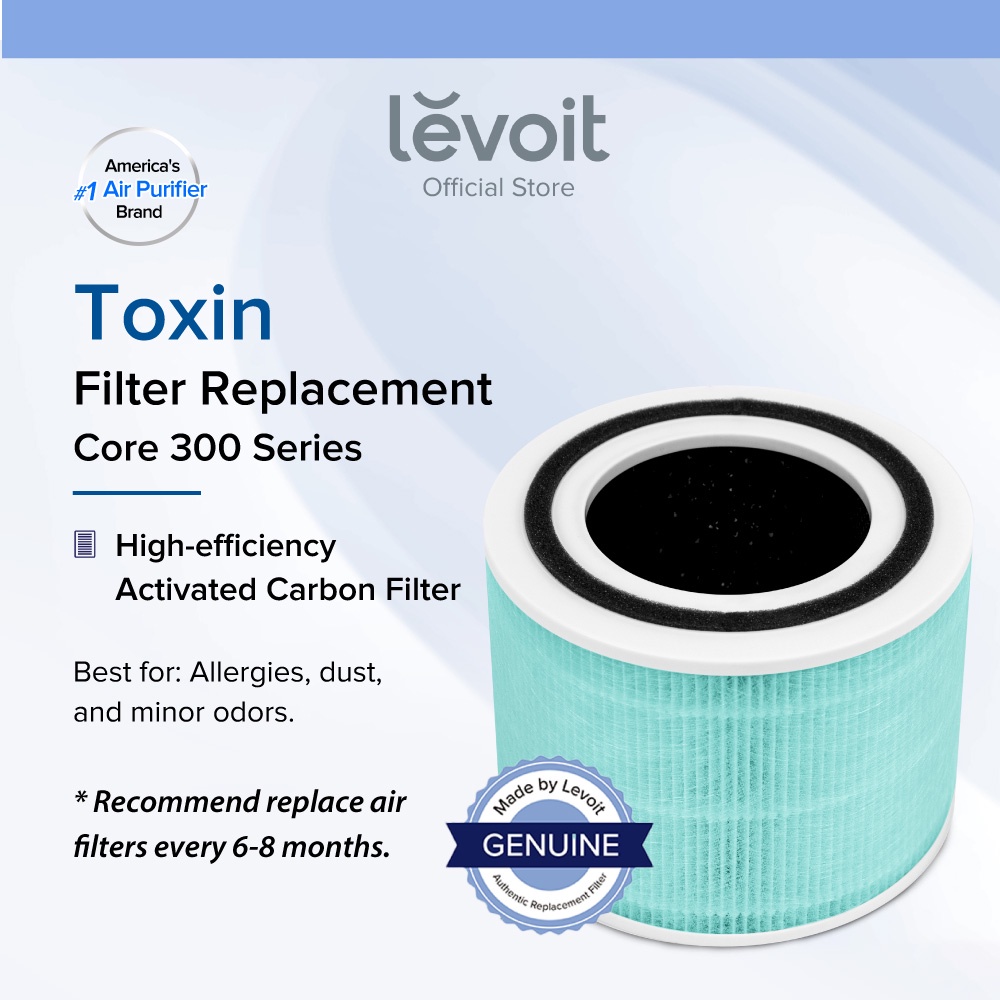 Levoit Core True HEPA 3-Stage Replacement Filter For Air Purifier Core ...