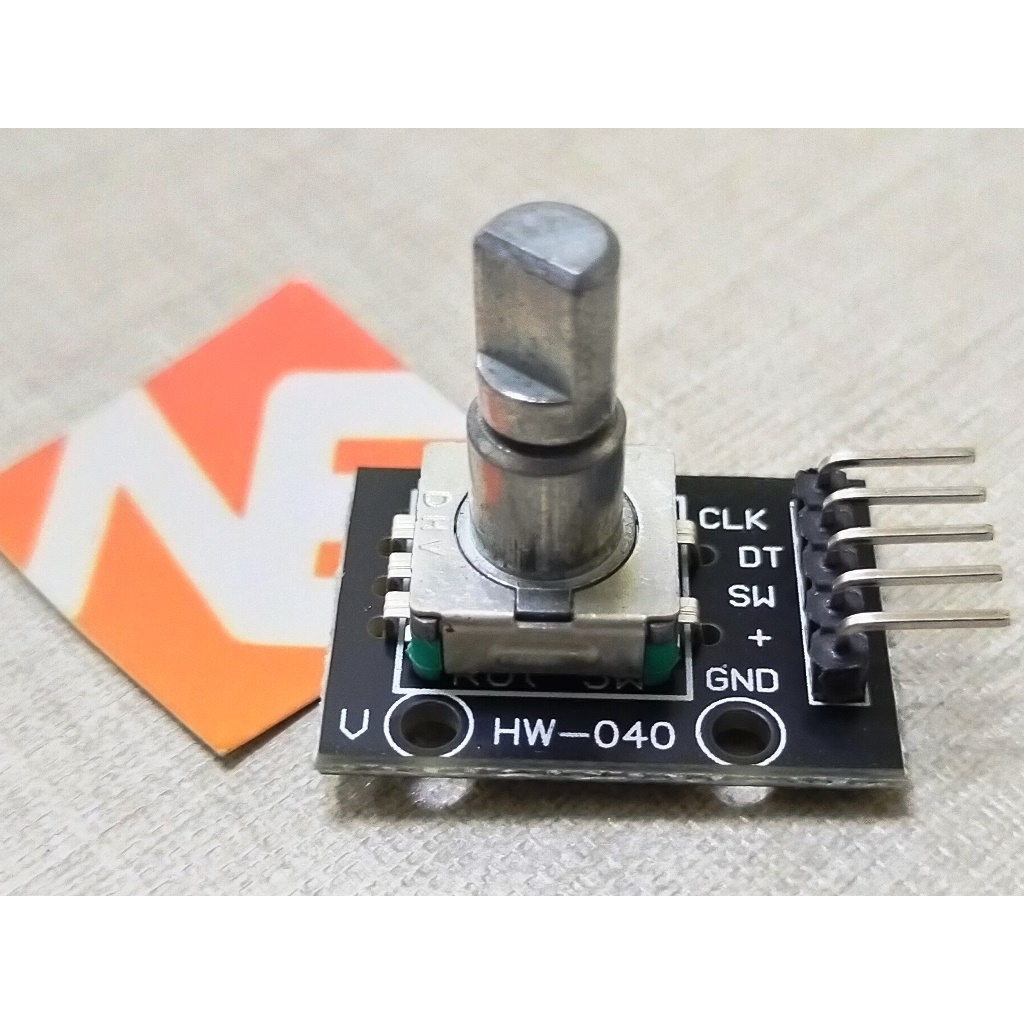 Rotary Encoder Module KY 040 360 Degree Rotation Sensor Arduino ...