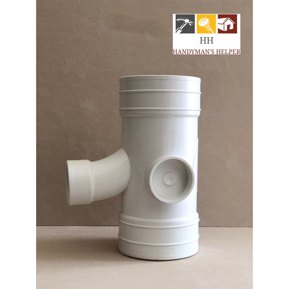 UPVC REDUCING TEE TEE CONNECTOR UPVC PIPE FITTING PAIP PUTIH | Shopee ...