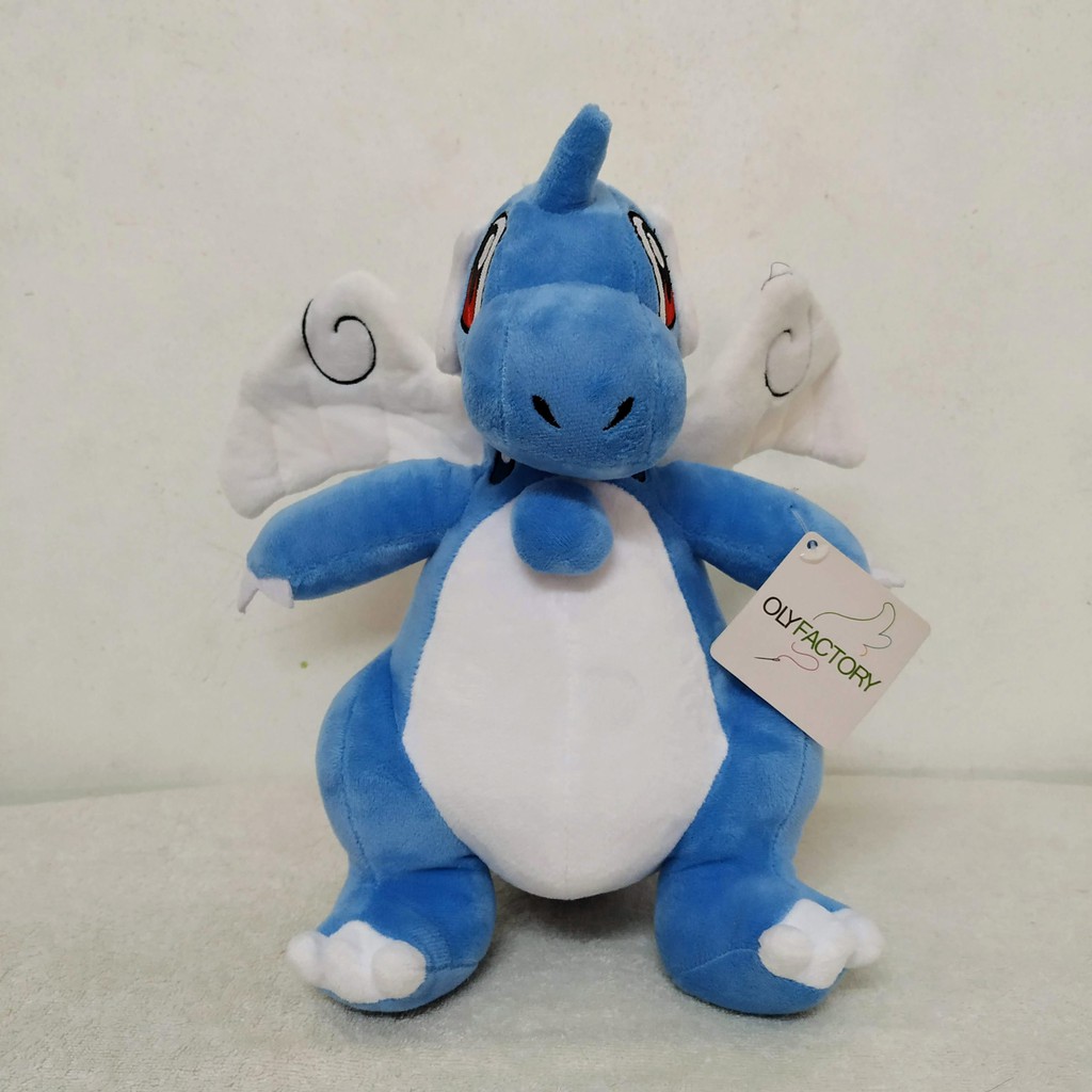 READY STOCK IN MALAYSIA Blue Dragonite Pokemon Plush Baby Animals Soft Stuffed Toys Dolls Gifts Patung Bayi