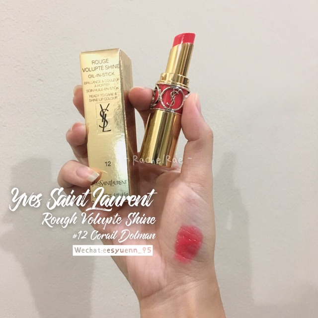 Ysl Rough Volupte Shine 12 corail dolman 12 Shopee Malaysia