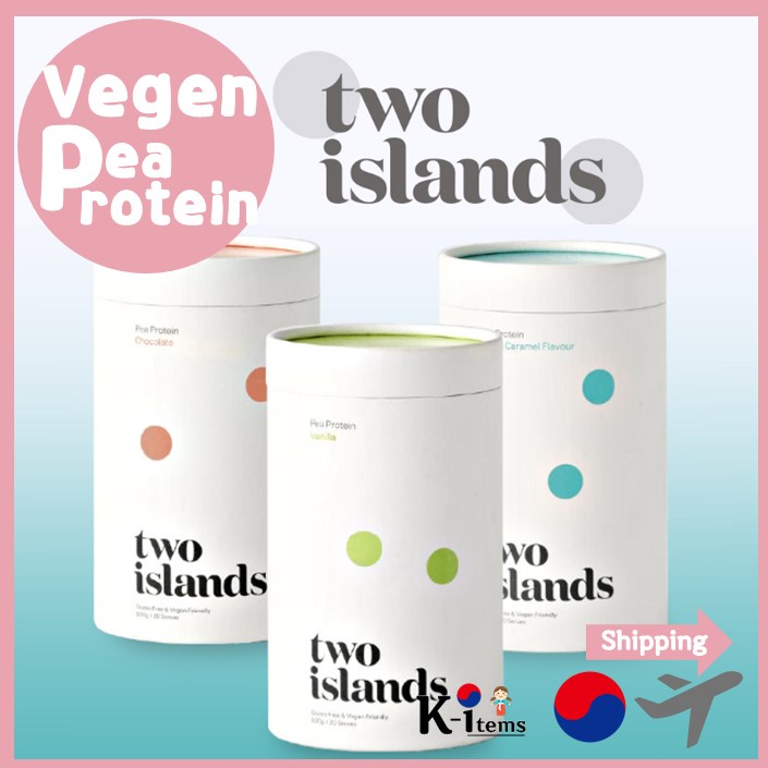 twoislands Vegan Pea Protein Shake Powder / Vanilla Chocolate 500g 1kg