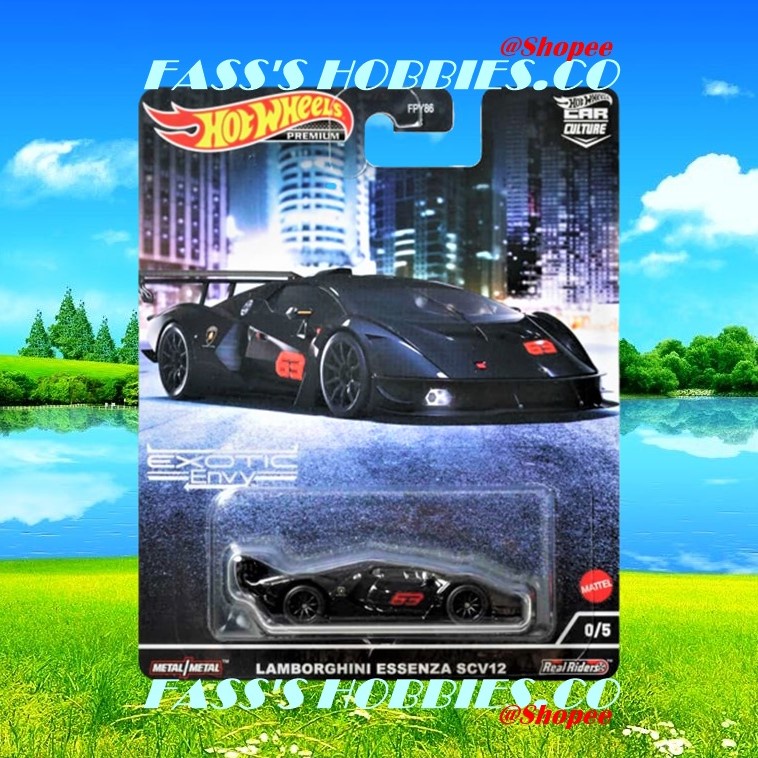 2022 Hot Wheels 1:64 Car Culture Exotic Envy Lamborghini buy Essenza SCV12 Chase Car