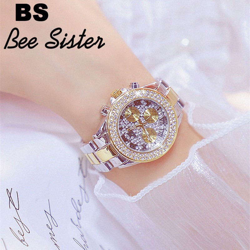 BS Bee Sister Women Luxury Rhinestone Watch Analog Quartz Watches FA1245 Shopee Malaysia