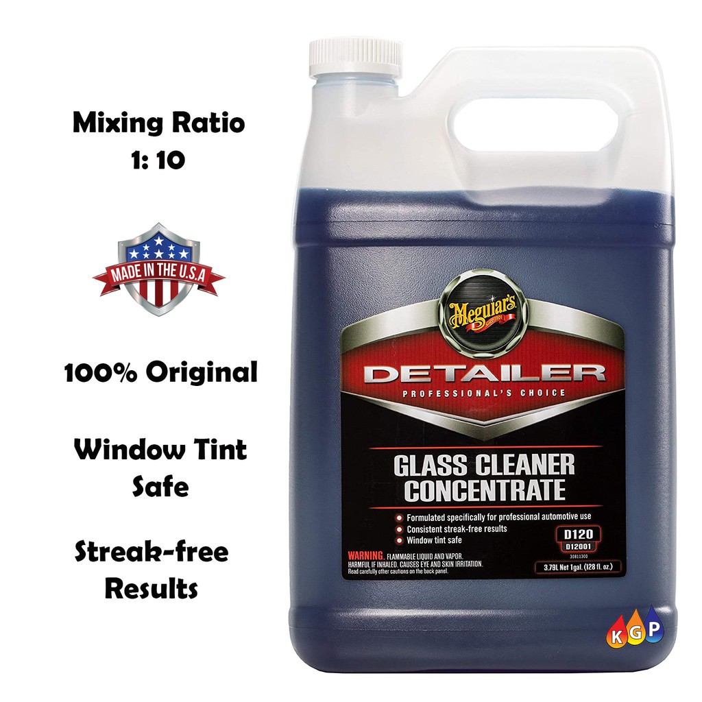 Meguiars Glass Cleaner Concentrate, D12001, 1 Gallon Shopee Malaysia