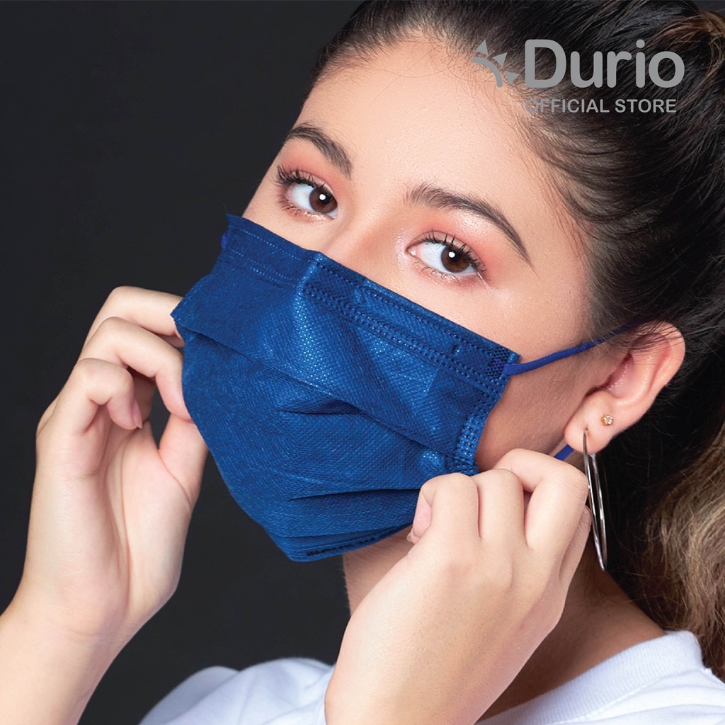 Durio 545 Trendish 4ply Surgical Face Mask - 40pcs | Shopee Malaysia