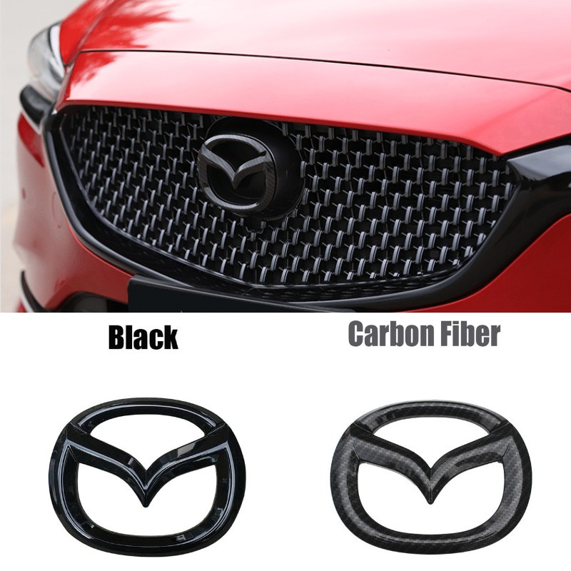 1pc ABS Front Trunk Sticker For Mazda Axela Atenza CX4 CX5 CX-5 Rear Tail  Emblem Replacement Badge New Exterior Auto Dec