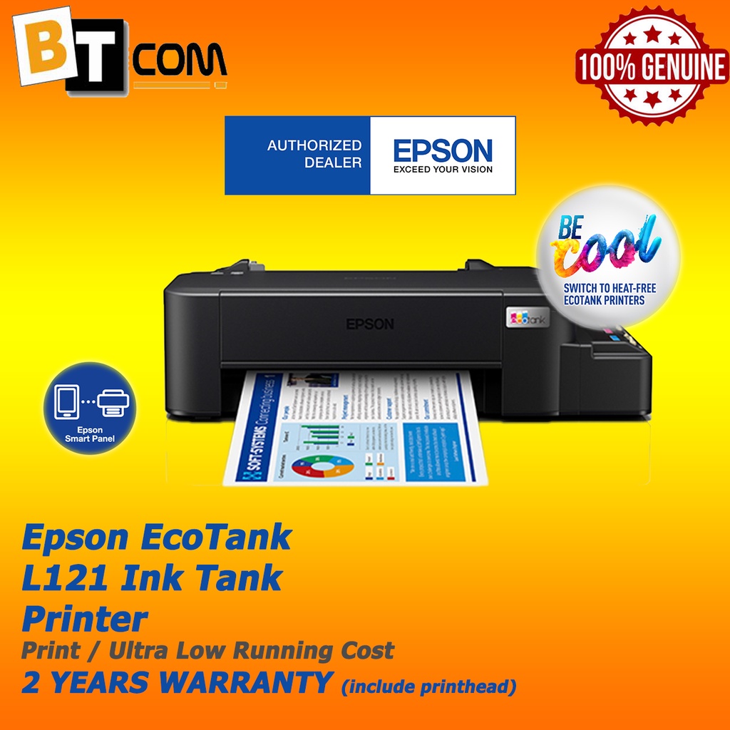 Epson Ecotank L121 Ink Tank Printer Shopee Malaysia 0313