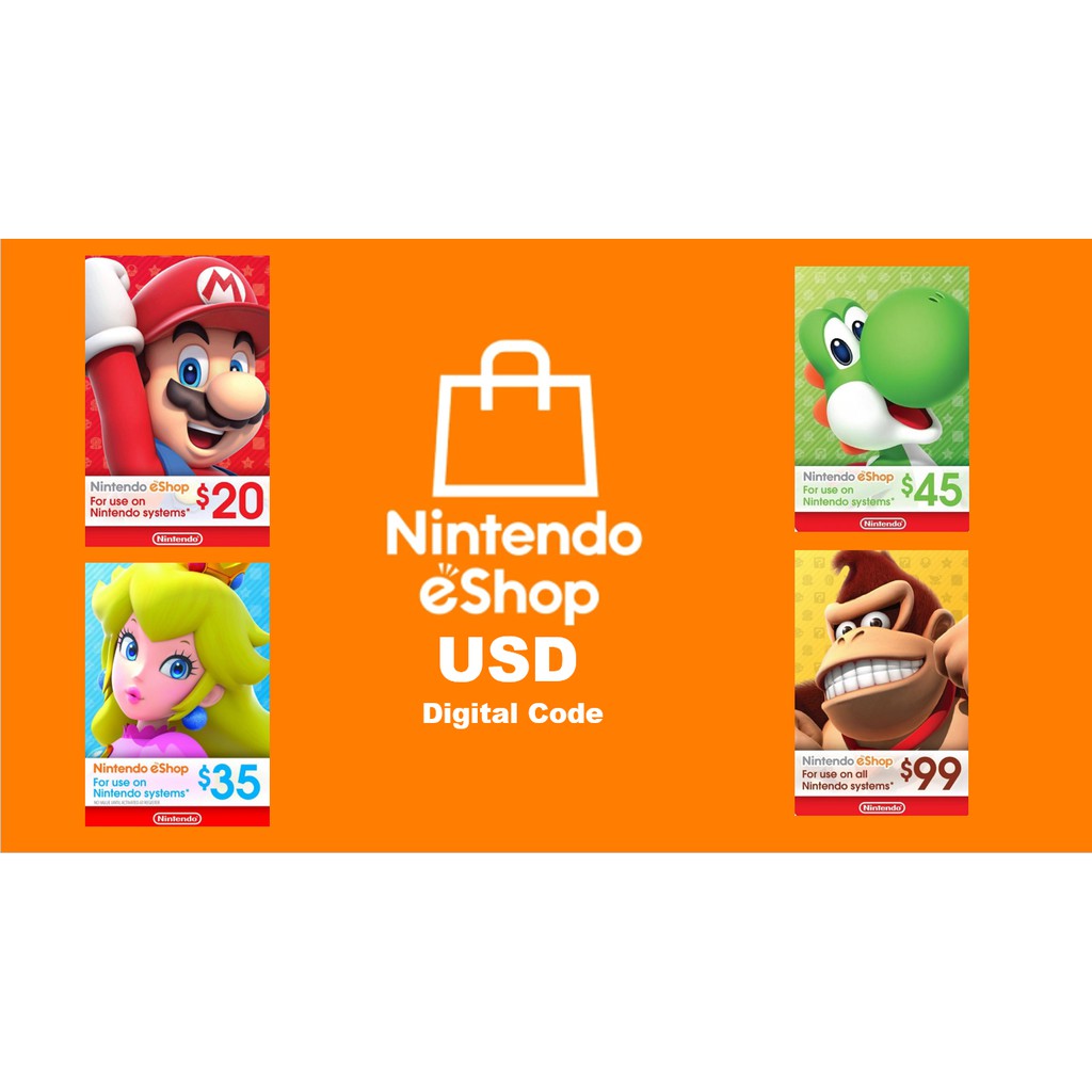 Nintendo eshop card clearance shopee