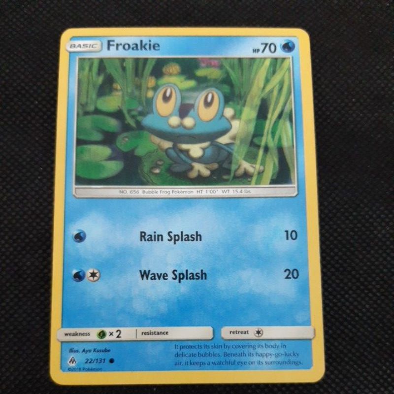 Pokemon Card TCG : Starter: Froakie 38/122 or 21/131 or 22/131 (NON HOLO)  100% Original Pokemon Card | Shopee Malaysia