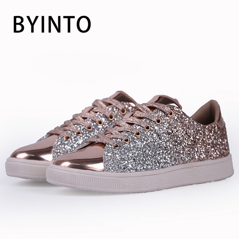 Sequin on sale running shoes