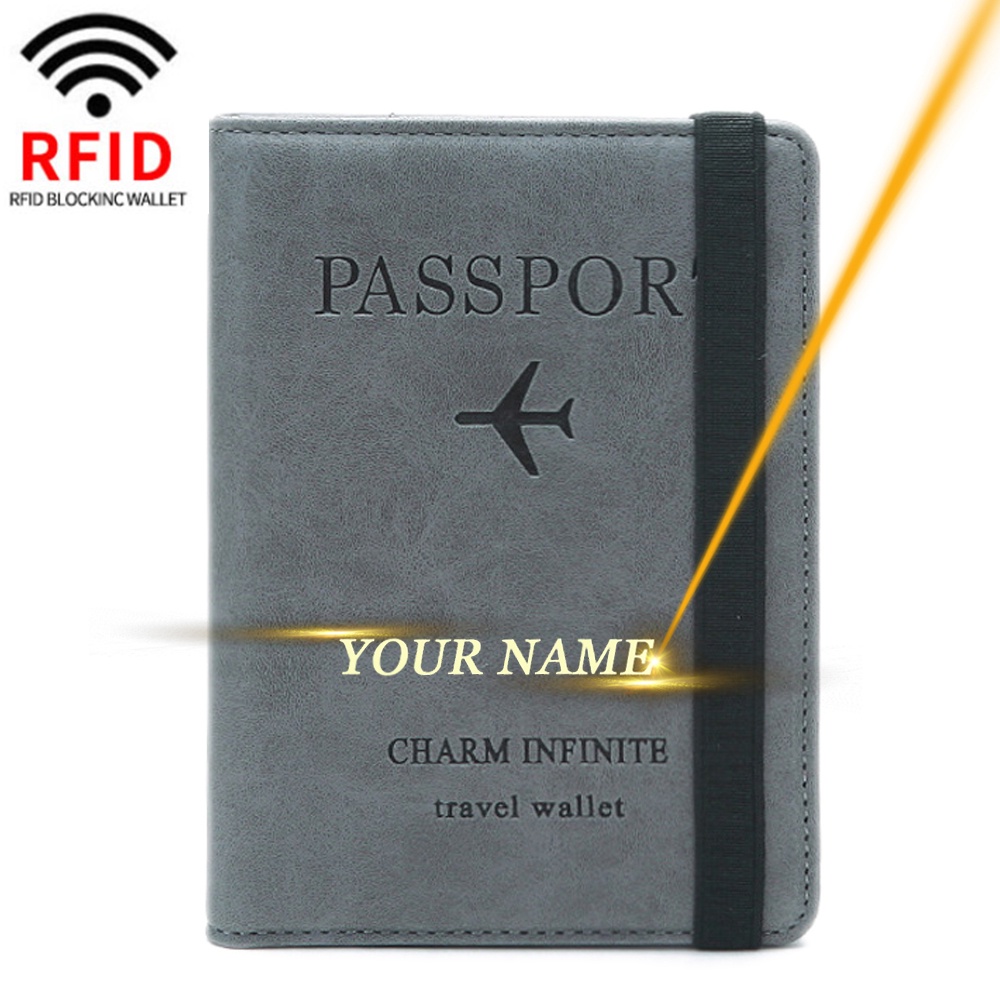 Rfid Passport Cover Travel Wallet Passport Holder Men S Bank Card Holder Case Women Credit Id