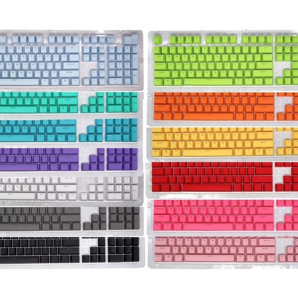 [KL Ready Stock] 104 Keys PBT Double Injection Doubleshot Keycaps ...