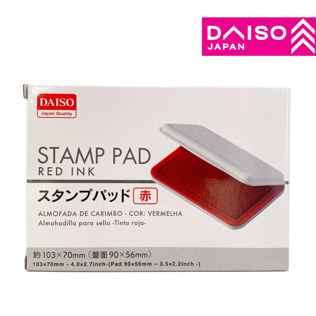DAISO Stamp Pad ( Red Ink ) Shopee Malaysia