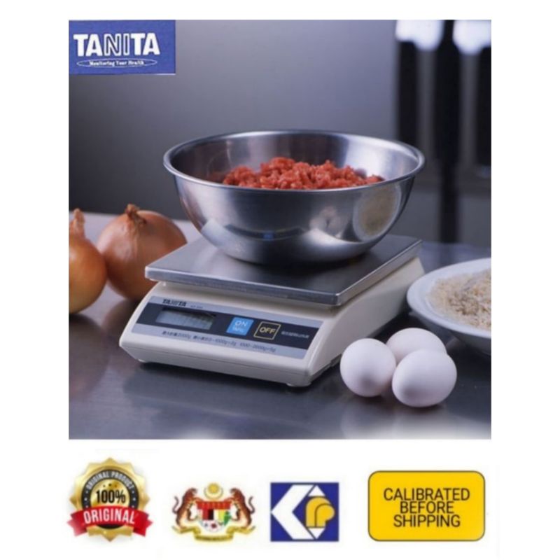 Tanita Cooking Scale Kitchen Cooking Waterproof Digital 3Kg 0.1G