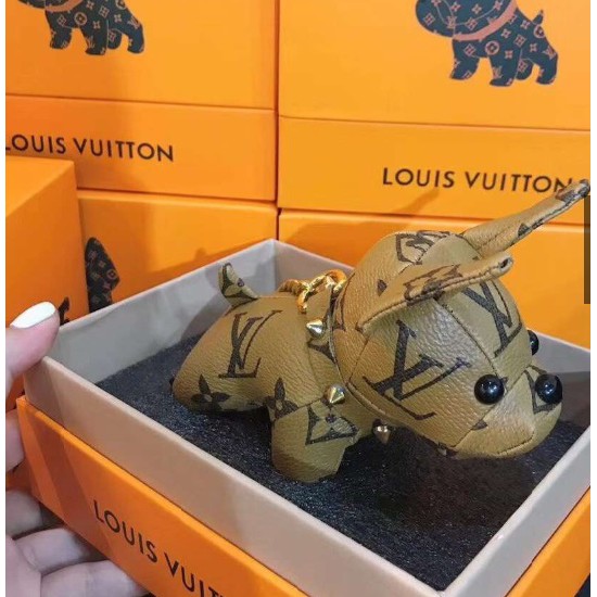 Limited Edition LV dog key chain