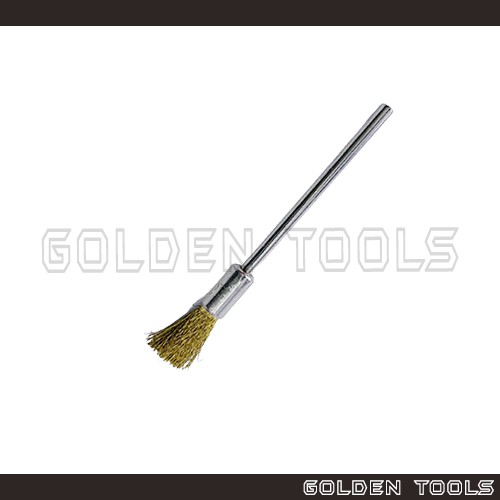 5cm Copper Wire End Brush With 2.35mm Shank Rotary Tools Jewellery Polishing Metal Polish Dental