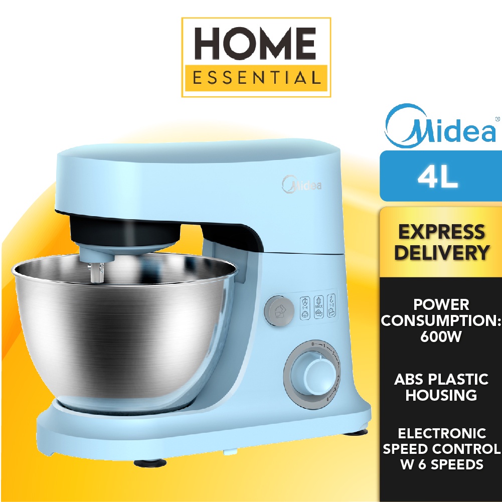 Midea 4L Stand Mixer MSM400BL (600W) Shopee Malaysia