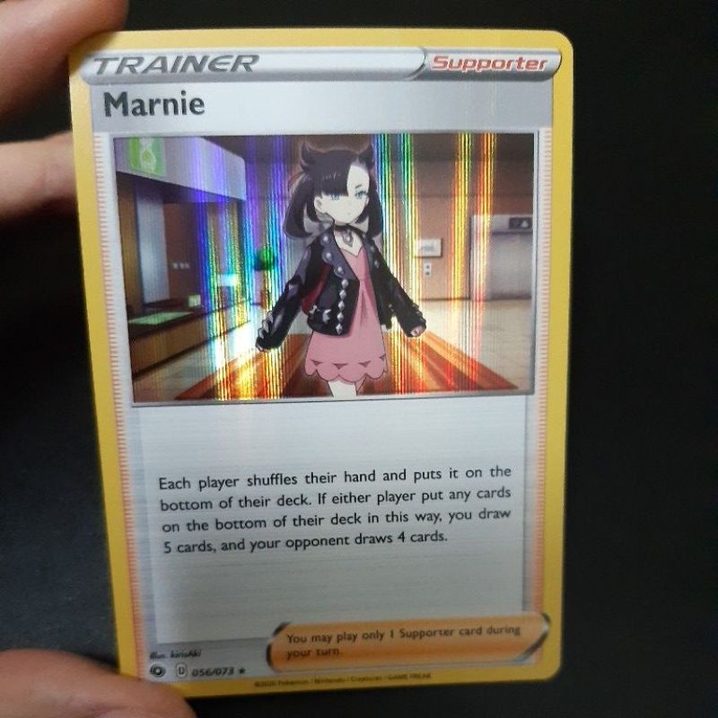 Pokemon card TCG: Trainer: Marnie 056/073 (REVERSE HOLO / RARE HOLO) 100%  Original Pokemon Cards | Shopee Malaysia