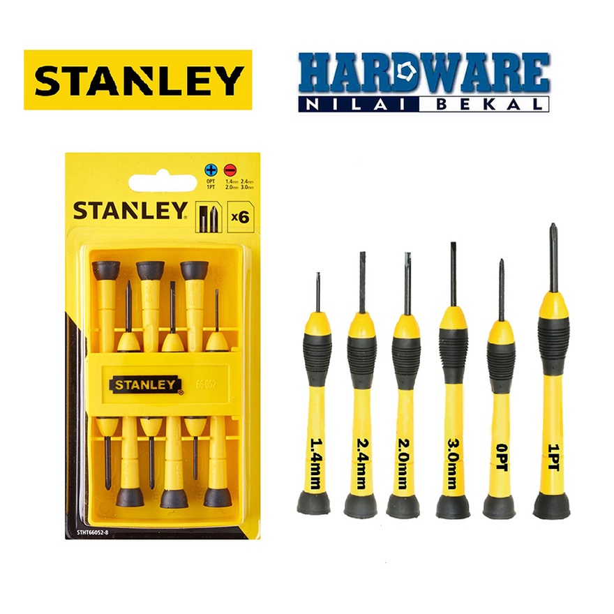 Stanley Stht66052 8 Precision Set Screwdriver Shopee Malaysia 1033