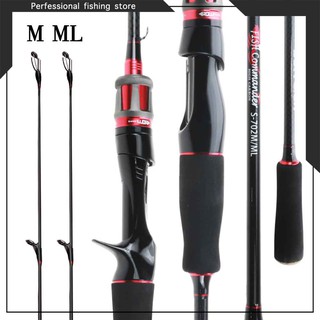 ML&M】 1.8M (6ft) /2.1M (7ft) 2 Tips All Waters Fishing Rod High Carbon  Spinning Baitcasting Rod Medium Light Fishing Rod