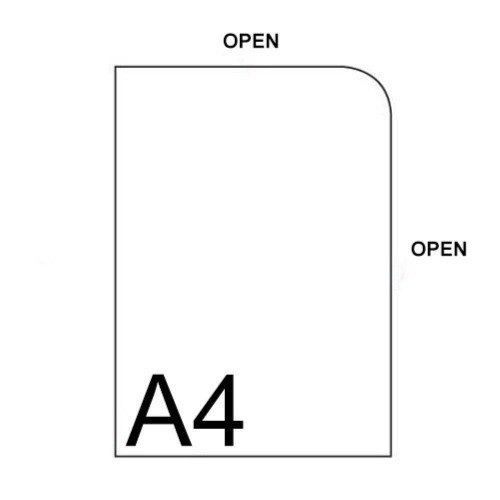 CBE A4 PVC Clear Transparent U shape 9102A, C Shape 9101A, L Shape ...