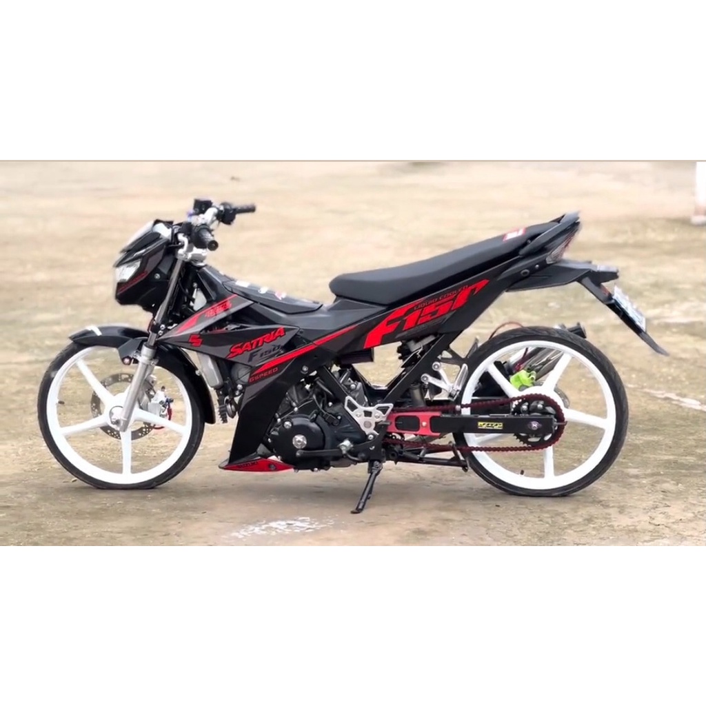 Satria Black Gray Red Stamp | Shopee Malaysia
