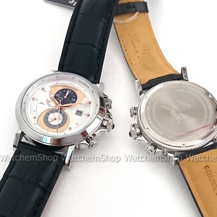 Lucien Piccard Pegasus Chronograph Leather Watch Shopee Malaysia