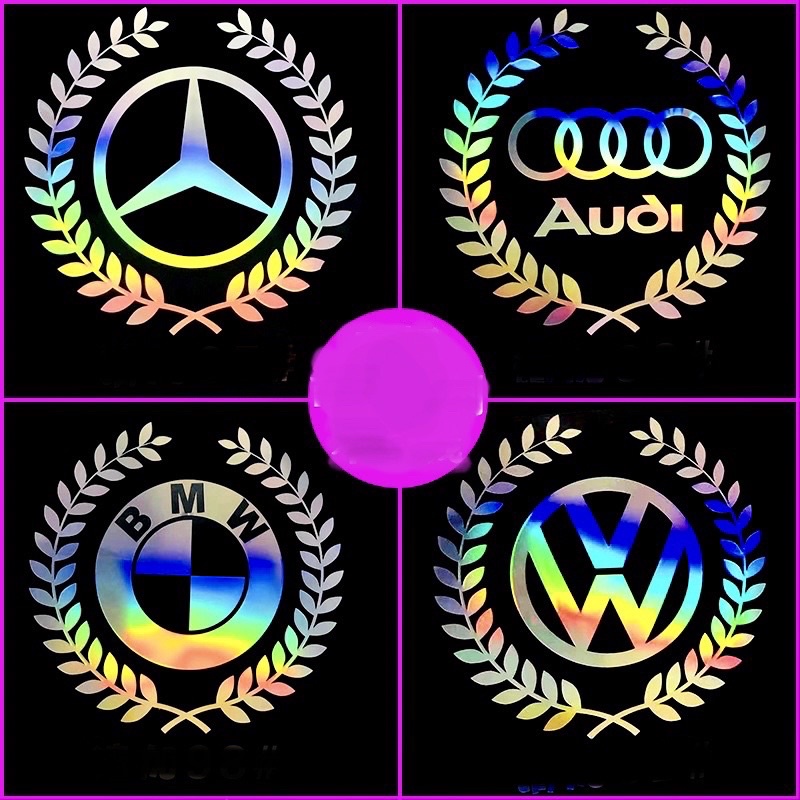 car sticker laser rainbow colour sticker sticker perodua proton