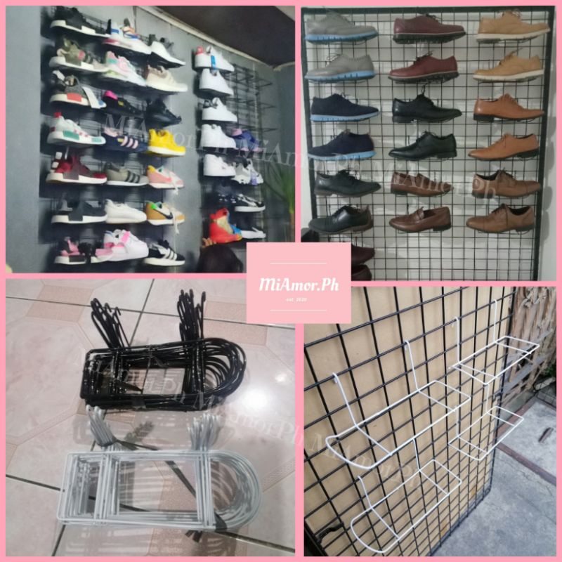 [SINGLE] SHOE RACK DISPLAY | WIRE MESH SHOE RACK (SOLD BY 10PCS ...