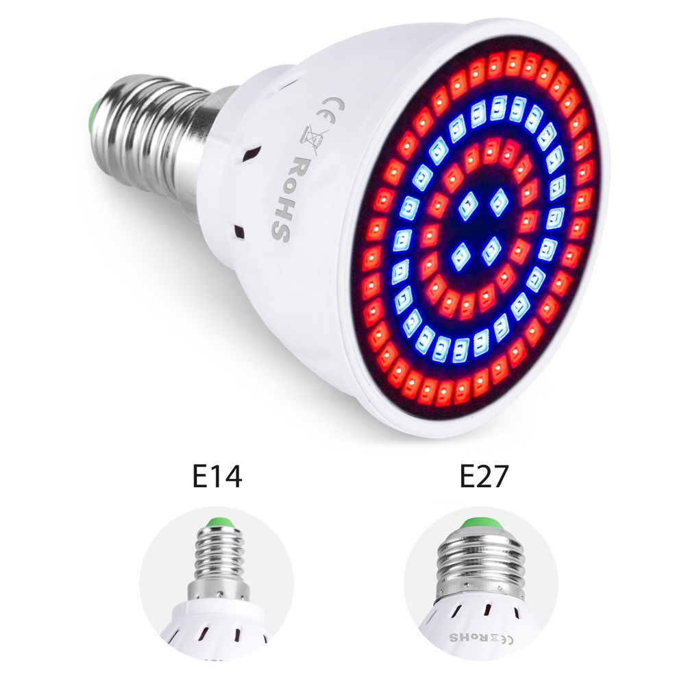Led Plant Light E27 Growth Light E14 Led Grow Bulb MR16 Full Spectrum ...