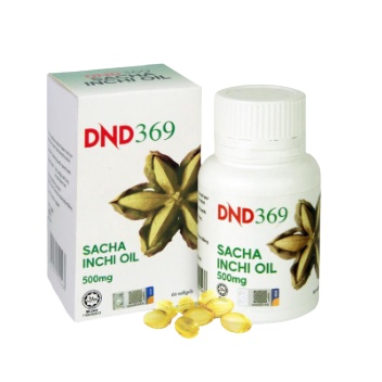 DND369 Sacha Inchi Oil Softgel Dr Noordin Darus Organic Pengganti Minyak Ikan Omega 3, 6, 9