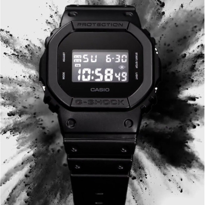 OFFICIAL MALAYSIA WARRANTY Casio G SHOCK DW 5600BB 1 Dark Knight Full Blackout Digital Resin Watch DW5600 DW5600BB