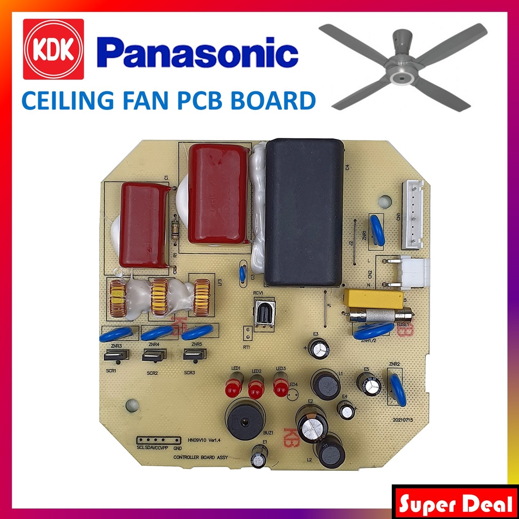 Panasonic & KDK Ceiling Fan Pcb Board (HN09V10) Shopee Malaysia